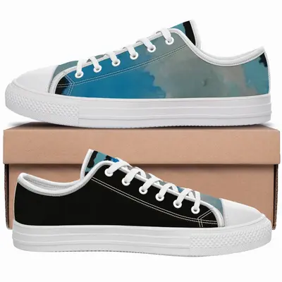 Men Black Silverturquoise Animal Spirit Retro Canvas Shoes