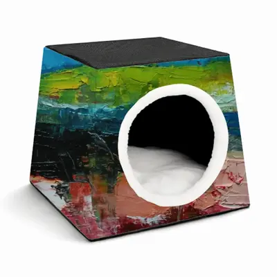 Colored Abstract Pet Kennel