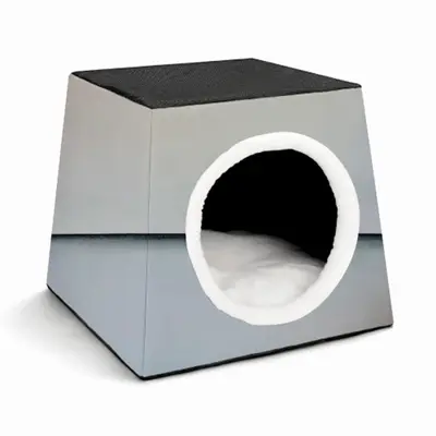 Charcoal White No 1 Series 4 Pet Kennel