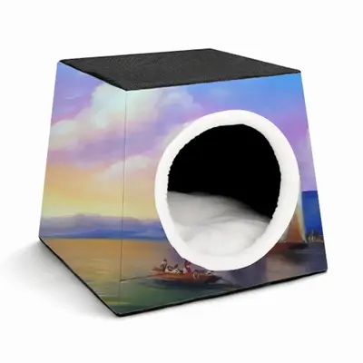 Italian Sea Landscape Pet Kennel