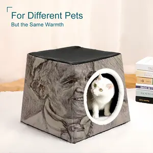 Pope Francis Portrait Pet Kennel