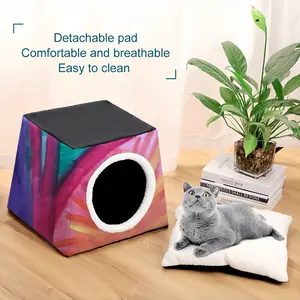 Colorful Straws Pet Kennel