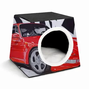 Porsche Turbo Red Pet Kennel