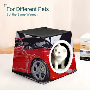 Porsche Turbo Red Pet Kennel