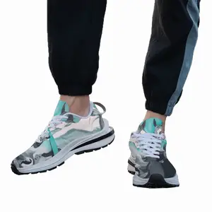 Men Two Turquoise Horses Training Shoes