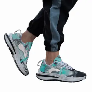 Men Two Turquoise Horses Training Shoes