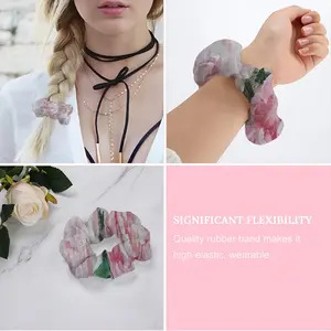 Large Peony Palette Knife Hair Bands