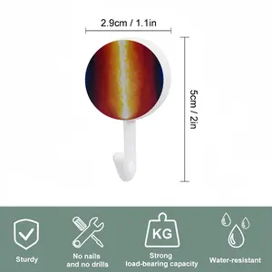 Nuclear Glazes Circular Plastic Hook