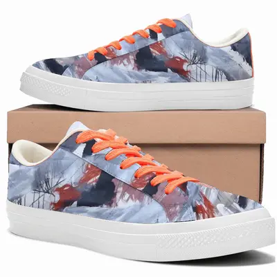 Men Hyperbolic Low Top Canvas Shoes