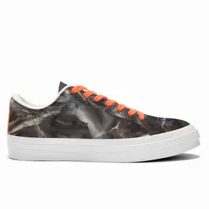 Men Fear Low Top Canvas Shoes