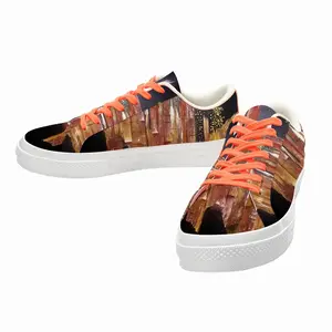 Men Crystals Low Top Canvas Shoes