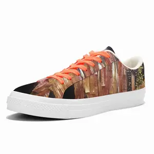 Men Crystals Low Top Canvas Shoes