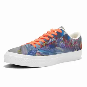 Men Flooded Streams Low Top Canvas Shoes