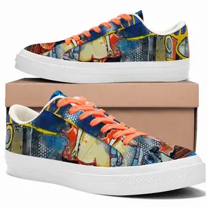 Men Urban Night Walk Low Top Canvas Shoes