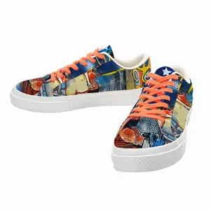 Men Urban Night Walk Low Top Canvas Shoes