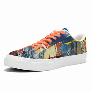 Men Urban Night Walk Low Top Canvas Shoes