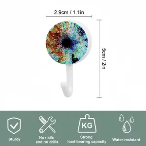 Matrix Flower Circular Plastic Hook