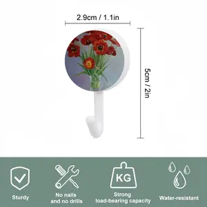 Tulips Circular Plastic Hook