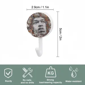 Jimi Hendrix Forever Circular Plastic Hook