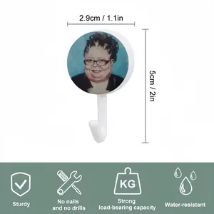 Karen Lewis Circular Plastic Hook