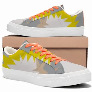 Men Yellow Jacket Low Top Canvas Shoes