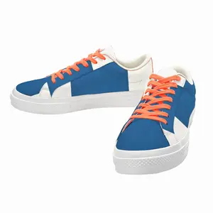 Men Flag 39 Low Top Canvas Shoes