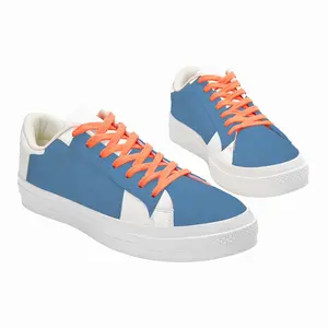 Men Flag 39 Low Top Canvas Shoes