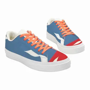 Men Flag 11 Low Top Canvas Shoes