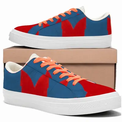 Men Flag 1 Low Top Canvas Shoes