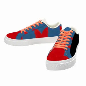 Men Flag 1 Low Top Canvas Shoes