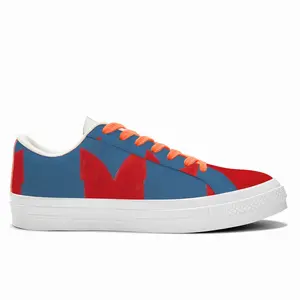 Men Flag 1 Low Top Canvas Shoes