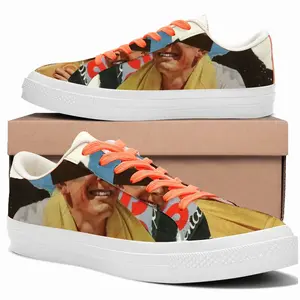 Men Time For Refreshments Low Top Canvas Shoes