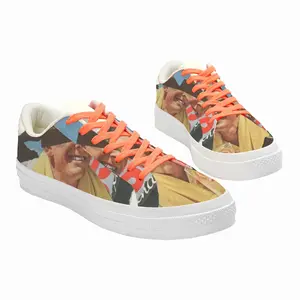 Men Time For Refreshments Low Top Canvas Shoes