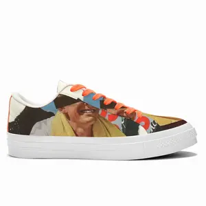 Men Time For Refreshments Low Top Canvas Shoes