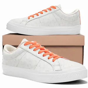 Men Bloomers White Low Top Canvas Shoes