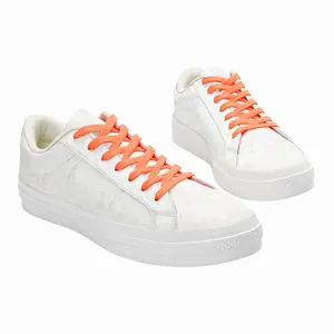 Men Bloomers White Low Top Canvas Shoes