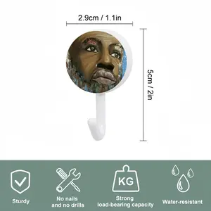 Arabica Man Circular Plastic Hook