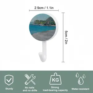 The Beach In Big Utrish Circular Plastic Hook