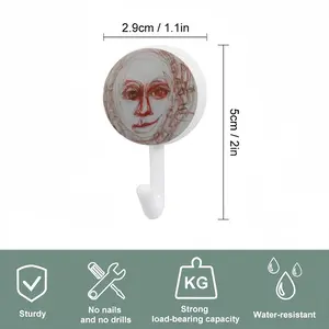 I Am Never Alone Circular Plastic Hook