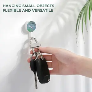 Transparent Circular Plastic Hook