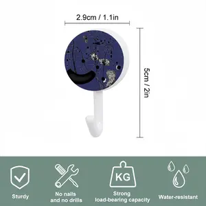 Space 1 Circular Plastic Hook