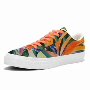 Men Strelitzia Plant Low Top Canvas Shoes