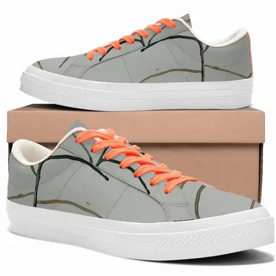 Men Plant Low Top Canvas Shoes