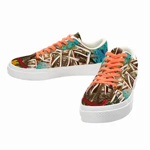 Men Affiche Collector 3 Low Top Canvas Shoes