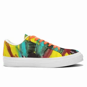 Men Postmodern Human 2 Low Top Canvas Shoes