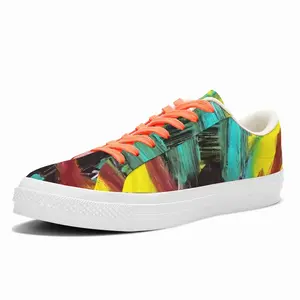 Men Postmodern Human 2 Low Top Canvas Shoes