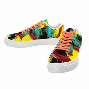 Men Official Poster N°1 Low Top Canvas Shoes