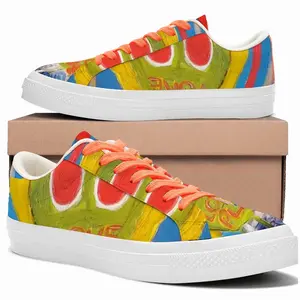 Men Love Planet Low Top Canvas Shoes