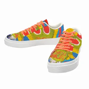 Men Love Planet Low Top Canvas Shoes