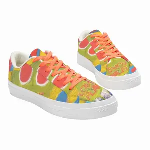 Men Love Planet Low Top Canvas Shoes